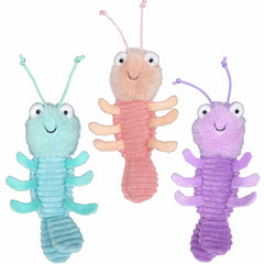 Multipet Margaritaville(R) Mini Gumbo Shrimp Plush Dog Toy Assorted 6"
