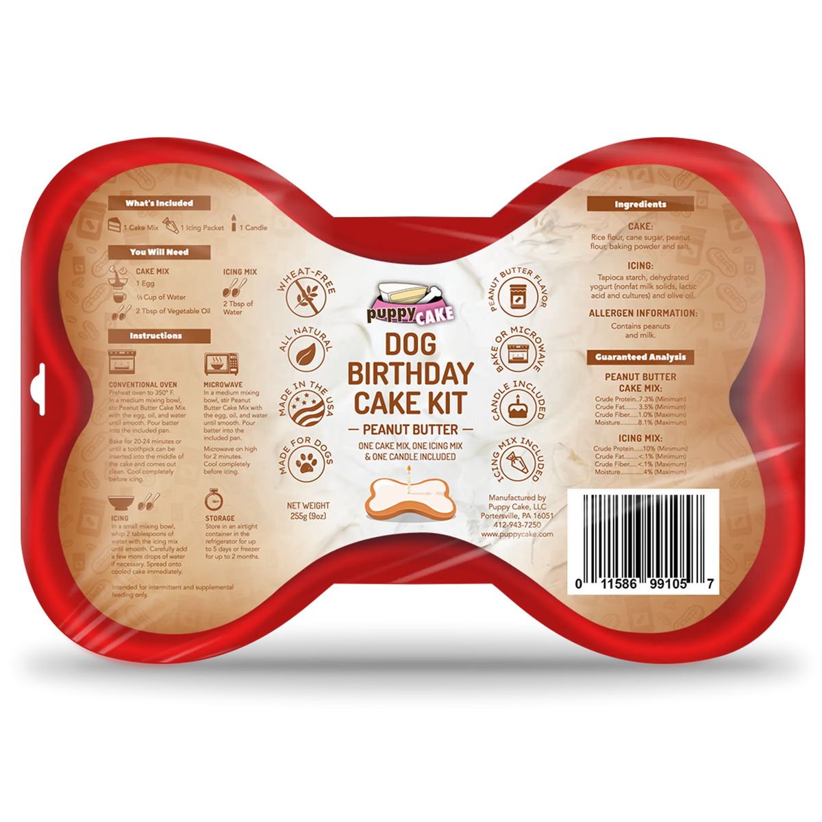 Puppy Cake Dog Birthday Cake Kit