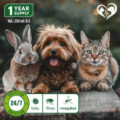 Natural Flea and Tick Home Spray for Dogs Cats & Ferret Mosquito Bug Repellent & Carpet Flea Killer Pet Pest Control & House Flea Treatment Indoor Org