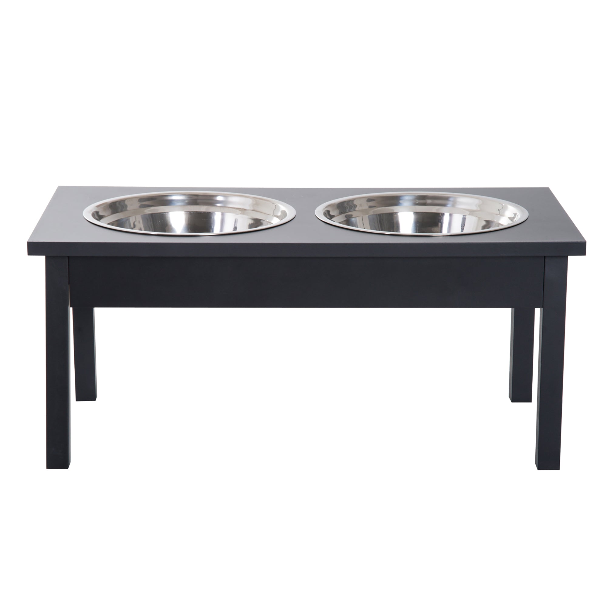 23" Heavy Duty Dog Food Bowls Pet Elevated Feeding Station