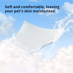 Pet Wipes for Cats and Kittens-Unscented, Alcohol-Free Gentle Grooming Wipes -100 Sheets