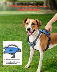 Dog Harness for Large Dogs, No Pull Adjustable Dog Vest Harness, With 5ft Leash